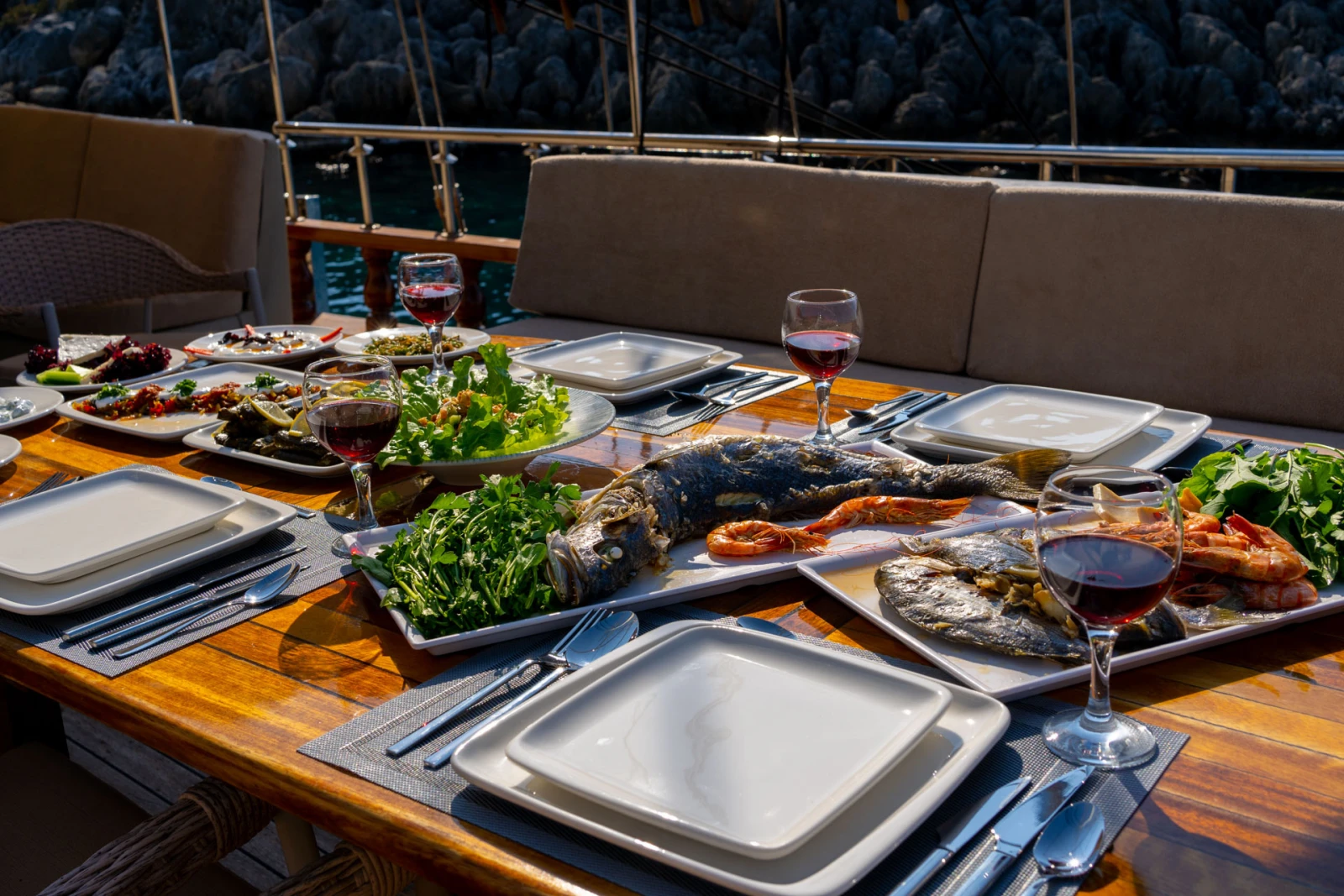 dining on deck